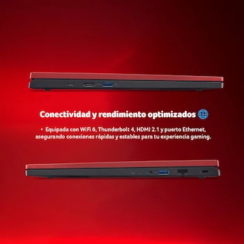 Imagen 5 de Acer Nitro Lite NL16-71G Laptop Gamer 16" Intel Core i5-13420H 16GB RAM 512GB SSD NVIDIA GeForce RTX 4050 con Seguro Gratis 1 Año contra Robo y Catástrofes Naturales