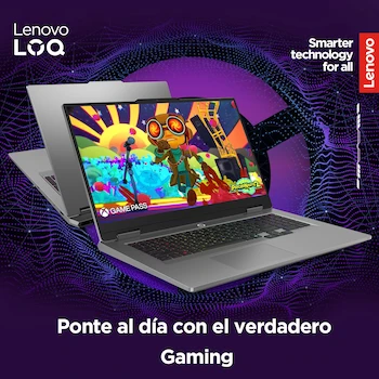 Imagen 2 de Lenovo LOQ 15IRX10 15.6" Gaming Laptop Intel Core i5 NVIDIA GeForce RTX 4050 24GB RAM 512GB SSD Luna Grey Windows 11 Home