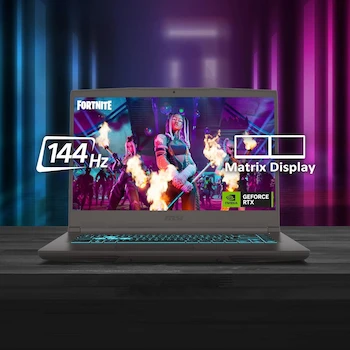 Imagen 5 de MSI Thin 15 B13VE-1697CA 15.6-inch FHD 144Hz Gaming Laptop Intel Core i5-13420H NVIDIA GeForce RTX 4050 16GB DDR4 RAM 512GB NVMe SSD Windows 11 Home Black