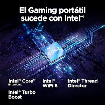 Imagen 5 de Lenovo LOQ 15IAX9E Luna Grey 15.6" Laptop Intel Core i5-12450HX 16GB RAM 512GB SSD NVIDIA GeForce RTX 3050 6GB Windows 11