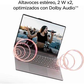 Imagen 3 de Lenovo IdeaPad 5 2-in-1 14AHP9 Luna Grey Laptop 14" OLED Touch AMD Ryzen 7 16GB RAM 512GB SSD