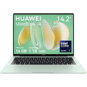 Imagen alusiva al producto HUAWEI MateBook 14 Intel Core Ultra 7 16GB RAM 1TB SSD Windows 11 Green