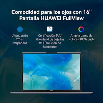 Imagen 4 de HUAWEI MateBook D 16 Intel 12th Gen Core i5-12450H 16GB RAM 512GB SSD Windows 11 Plateado