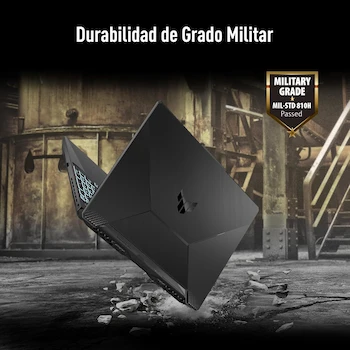 Imagen 5 de ASUS TUF Gaming A15 FA506NCG-HN199W 15.6" Mecha Gray Laptop AMD Ryzen 7 7445HS NVIDIA GeForce RTX 3050 16GB RAM 512GB SSD