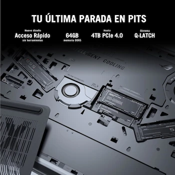 Imagen 4 de ASUS ROG Strix Scar 18 2025 Gaming Laptop, 18-inch, Intel Core Ultra 9, NVIDIA GeForce RTX 5090, 64GB RAM, 2TB SSD, Includes ROG Backpack and ROG Mouse, Spanish Keyboard