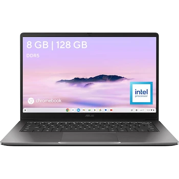 Imagen alusiva al producto ASUS Chromebook CX1405 2025 Intel N50 Intel UHD Graphics 8GB RAM 128 GB FHD 16:9 60Hz
