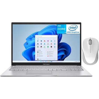 Imagen alusiva al producto ASUS Vivobook 15 X1504VAP-EJ103W Laptop Intel Core i3-1315U 16GB RAM 512GB SSD 15.6" FHD Display Windows 11 Home Spanish Keyboard Indie Black + DXT Mouse