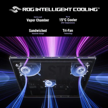 Imagen 5 de ASUS ROG Strix G16 (2025) G615JHR Eclipse Gray Gaming Laptop - Intel Core i7-14650HX, NVIDIA GeForce RTX 5050, 16GB DDR5, 1TB PCIe Gen4 SSD, 16" Display