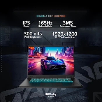 Imagen 5 de GIGABYTE A16 CWHI3US864SH Gaming Laptop - Intel Core i7-13620H, NVIDIA GeForce RTX 5070, 32GB DDR5 RAM, 1TB SSD, Windows 11 Home