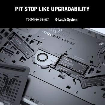 Imagen 5 de ASUS ROG Strix G16 (2025) Gaming Laptop 16-inch Eclipse Gray Model G615LM-S5128WS with Intel Core Ultra 9 275HX 16GB DDR5 RAM 1TB SSD