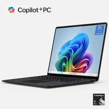 Imagen 2 de Microsoft Surface Laptop 7 Copilot+ PC Snapdragon X Plus 16GB RAM 512GB SSD Pantalla Táctil 13.8" Negro