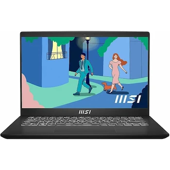 Imagen de referencia para MSI Modern 14 C7M-261US 14 Pulgadas Laptop AMD Ryzen 7 7730U 16GB RAM 512GB SSD Windows 11 Pro Clásico Negro