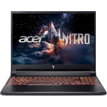 Imagen de referencia para Acer Nitro V Gaming Laptop Intel Core Ultra 9 270H NVIDIA GeForce RTX 5070 16" WUXGA IPS Display 32GB DDR5 RAM 1TB Gen 4 SSD Wi-Fi 6 Backlit Keyboard