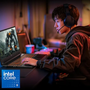 Imagen 2 de Acer Nitro V Gaming Laptop Intel Core Ultra 9 270H NVIDIA GeForce RTX 5070 16" WUXGA IPS Display 32GB DDR5 RAM 1TB Gen 4 SSD Wi-Fi 6 Backlit Keyboard