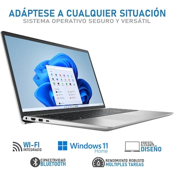 Imagen 3 de Laptop Dell Inspiron 3535 Plata 15.6" Full HD AMD Ryzen 5 7520U 8GB RAM 512GB SSD Windows 11 Home 64-bit Español