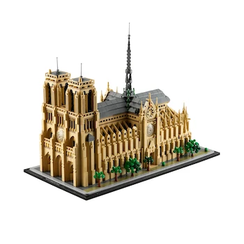 Imagen 2 de LEGO Architecture Notre-Dame de París Set de Construcción Modelo 21061 con 4383 Piezas
