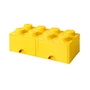 Miniatura de Bloque de Almacenamiento LEGO 5006916 Amarillo de 8 Botones