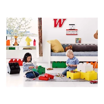 Imagen 3 de Bloque de Almacenamiento LEGO 5006916 Amarillo de 8 Botones