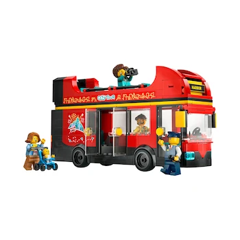 Imagen 2 de LEGO City Autobús Turístico Rojo de Dos Pisos Modelo 60407