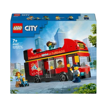 Imagen 3 de LEGO City Autobús Turístico Rojo de Dos Pisos Modelo 60407