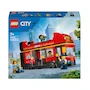 Miniatura de LEGO City Autobús Turístico Rojo de Dos Pisos Modelo 60407