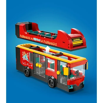 Imagen 5 de LEGO City Autobús Turístico Rojo de Dos Pisos Modelo 60407
