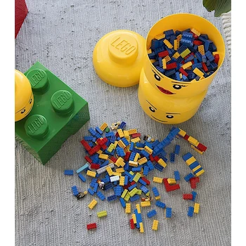 Imagen 3 de Cabeza de Almacenamiento LEGO Grande Amarilla