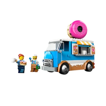 Imagen 2 de Set de Construcción LEGO City Camión de Donas Modelo 60452