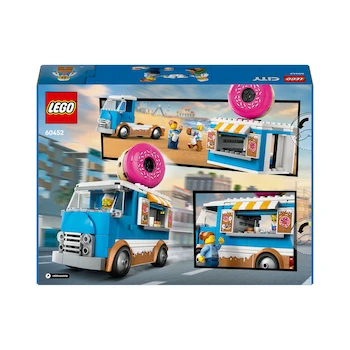 Imagen 4 de Set de Construcción LEGO City Camión de Donas Modelo 60452