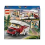 Miniatura de LEGO City Casa Rodante Aventurera de Vacaciones Modelo 60454