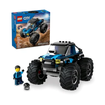 Imagen de referencia para LEGO City Camioneta Monstruo Azul Modelo 60402 con 148 Piezas