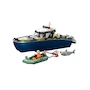 Miniatura de LEGO City Persecución en Barco de Policía Set de Construcción Juguete Modelo 60456