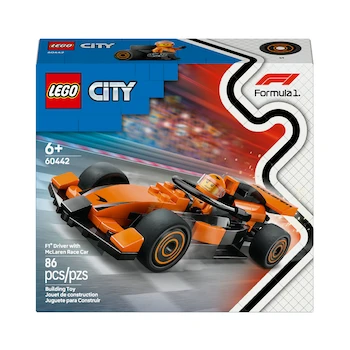 Imagen 4 de LEGO City Piloto de F1 con Auto McLaren Juguete 60442