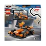 Miniatura de LEGO City Piloto de F1 con Auto McLaren Juguete 60442