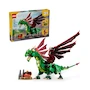 Miniatura de LEGO Creator 3en1 Dragón Medieval Juguete de Construcción Modelo 31161