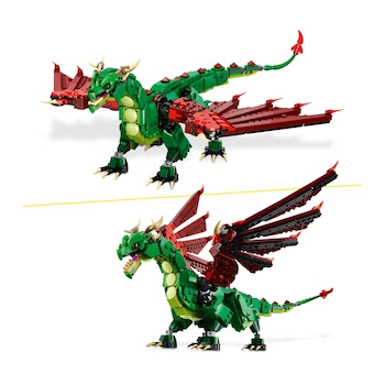 Imagen 4 de LEGO Creator 3en1 Dragón Medieval Juguete de Construcción Modelo 31161