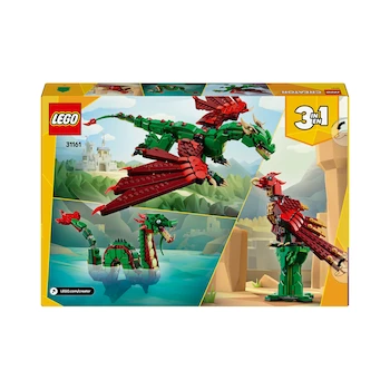 Imagen 5 de LEGO Creator 3en1 Dragón Medieval Juguete de Construcción Modelo 31161