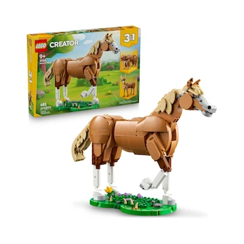Imagen de referencia para LEGO Creator 3 en 1 Caballo Noble 31166 Set de 292 Piezas
