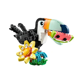 Imagen 3 de LEGO Creator 3 en 1 Fauna Salvaje Tucán Tropical Juguete Modelo 31173