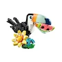 Miniatura de LEGO Creator 3 en 1 Fauna Salvaje Tucán Tropical Juguete Modelo 31173
