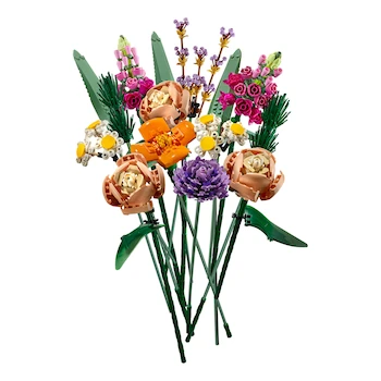 Imagen 1 de LEGO Creator Expert Ramo de Flores 10280, Colección Botánica, Set de 756 Piezas