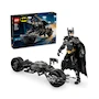 Miniatura de LEGO DC Batman Figura para Construir Batman y Moto Batipod Modelo 76273