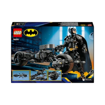 Imagen 4 de LEGO DC Batman Figura para Construir Batman y Moto Batipod Modelo 76273