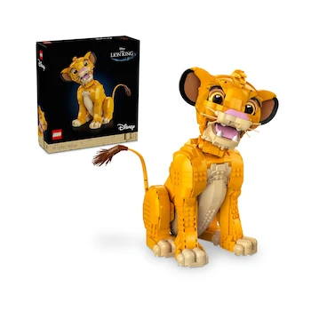 Imagen alusiva al producto LEGO Disney El Rey León Simba Joven Set de Construcción 43247