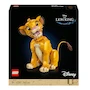 Miniatura de LEGO Disney El Rey León Simba Joven Set de Construcción 43247