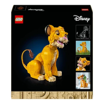 Imagen 4 de LEGO Disney El Rey León Simba Joven Set de Construcción 43247