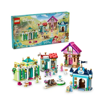 Imagen alusiva al producto Set de Construcción LEGO Disney Princess Aventura en el Mercado de las Princesas Disney Modelo 43246 con 817 Piezas