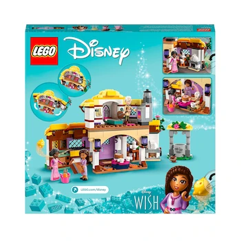 Imagen 4 de Set de Construcción LEGO Disney Wish Cabaña de Asha Modelo 43231 con 509 Piezas, Incluye Minifiguras de Asha, Sakina, Sabino, Cabra Valentino y Estrella Star