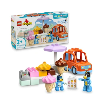 Imagen de referencia para LEGO DUPLO Bluey Excursión a la Heladería con Bluey Set de Construcción Modelo 10458