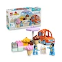 Miniatura de LEGO DUPLO Bluey Excursión a la Heladería con Bluey Set de Construcción Modelo 10458